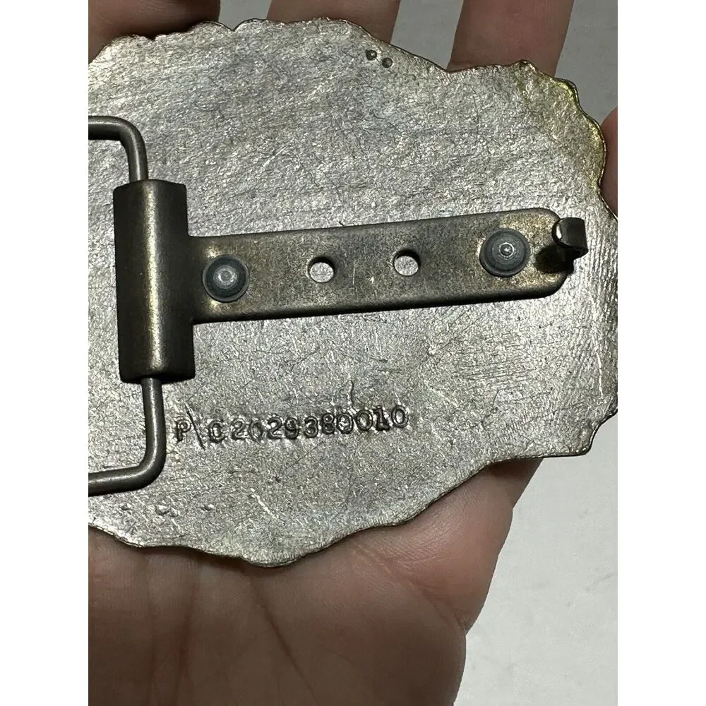 Vintage Pony Express Mens Belt Buckle‎ Rider Commemorative Brass